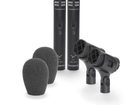 Beyerdynamic MC 930 STEREO SET True Condenser Cardioid Microphone Stereo Set Hot on Sale