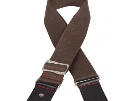 DieHard DHSTRAP250BW SUPREME Cotton Guitar Strap - Brown on Sale