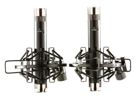 Apex 485B Matched Pencil Microphones - Black Chrome on Sale