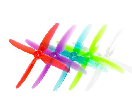 2 Pairs GEMFAN 51455 Hurricane X 4-blade Propeller 5mm Mounting Hole for RC FPV Racing Drone Fashion